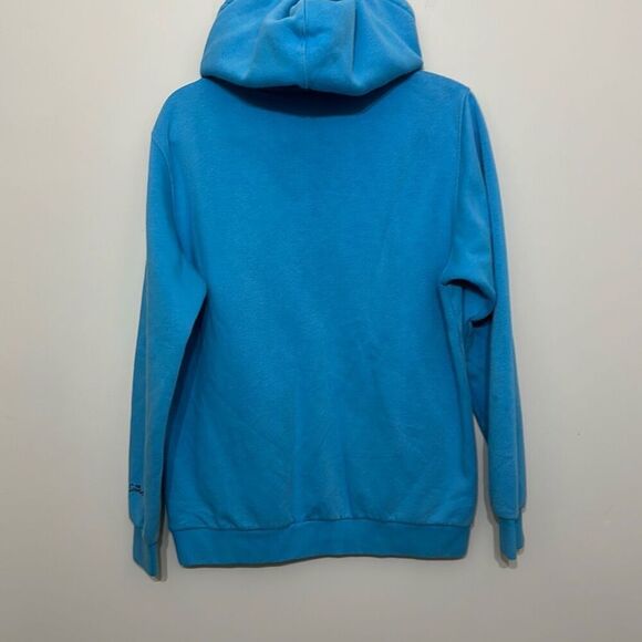Adidas The Simpsons Collaboration Mens Blue Fleece Squishee Hoodie Size Medium - Picture 7 of 11